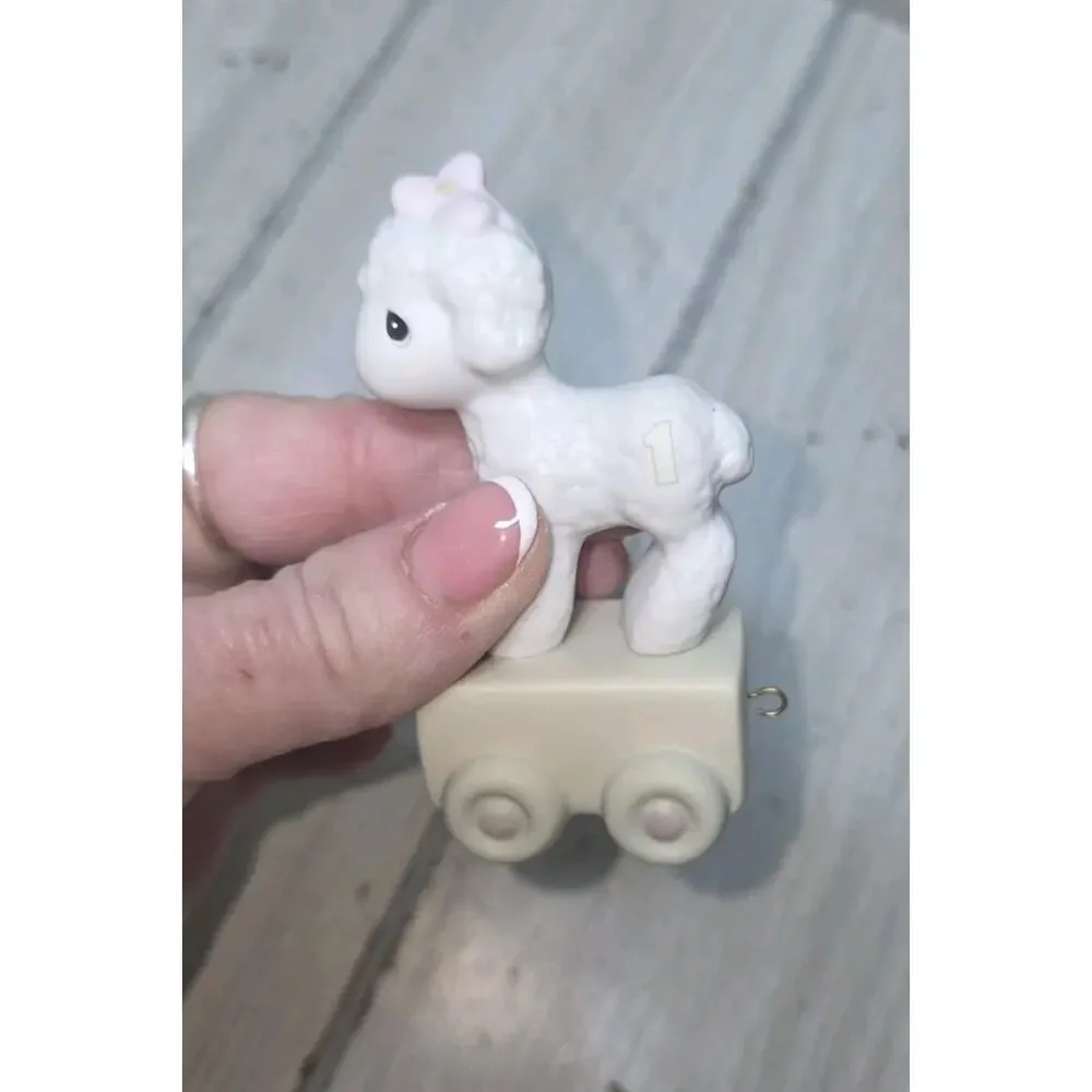 Vtg 1985 Precious Moments Lamb Enesco Train #1 “Happy Birthday Little Lamb”